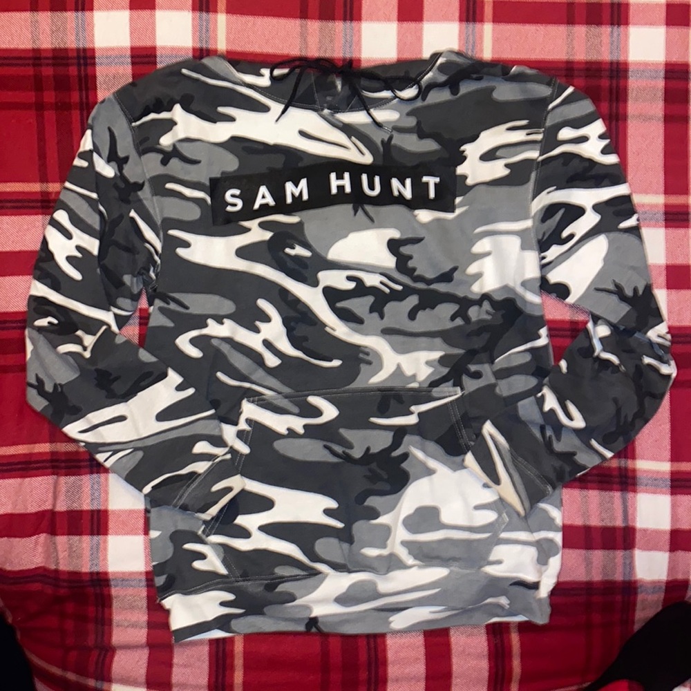 Sam Hunt Merch Camo Hoodie